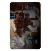 Magnet Flexible Les Américains à Château-Thierry par N. C. Wyeth (Vertical)