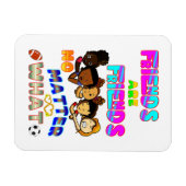 Magnet Flexible Les amis sont des amis quoi qu'il arrive (Horizontal)