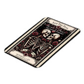 Magnet Flexible LES AMOUREUX Tarot Skeleton Love Enregistrer la da (Côté Gauche)
