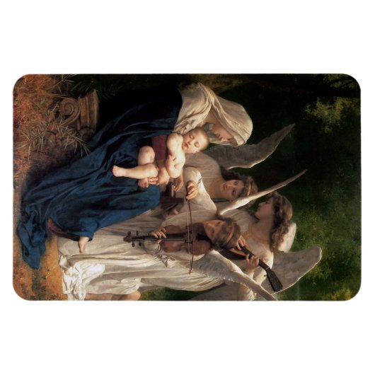 Magnet Flexible Les Anges par William Adolphe Bouguereau (Horizontal)