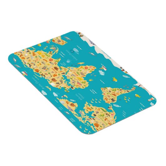 Magnet Flexible Les animaux du monde (Côté Droit)