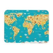 Magnet Flexible Les animaux du monde (Horizontal)