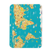 Magnet Flexible Les animaux du monde (Vertical)