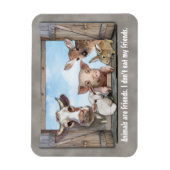 Magnet Flexible Les animaux sont des amis. (Vertical)
