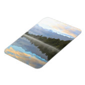 Magnet Flexible Les arbres du lac Misty Réflexion Nature paisible (Côté Gauche)