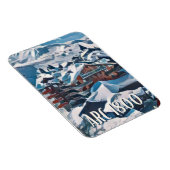 Magnet Flexible Les Arcs Station de ski (Côté Droit)