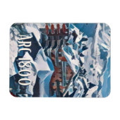 Magnet Flexible Les Arcs Station de ski (Horizontal)