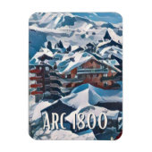 Magnet Flexible Les Arcs Station de ski (Vertical)