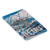 Magnet Flexible Les Arcs Station de ski (Côté Droit)