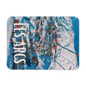 Magnet Flexible Les Arcs Station de ski (Horizontal)