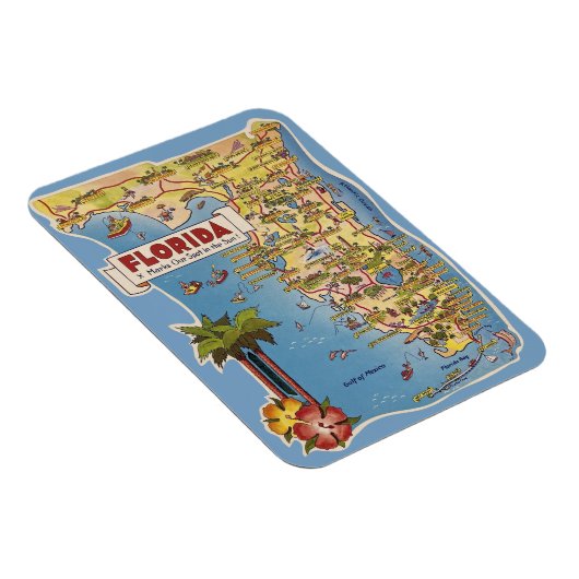 Magnet Flexible Les attractions de la Floride (Côté Droit)