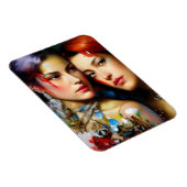 Magnet Flexible Les Beaux Amateurs Peinture Colorée (Côté Droit)