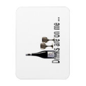 Magnet Flexible Les Boissons Sont Sur Moi (Vertical)