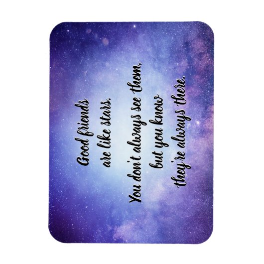 Magnet Flexible Les bons amis sont comme des étoiles (Vertical)