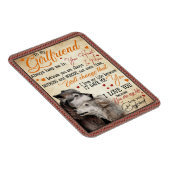 Magnet Flexible Les cadeaux de Giramie| Lettre à ma copine (Côté Droit)