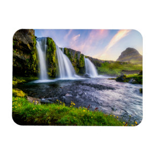Magnet Flexible Les cascades Kirkjufellsfoss, Islande