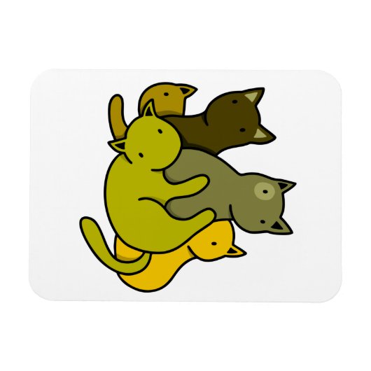 Magnet Flexible Les chatons d'olive (Horizontal)