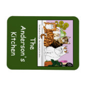 Magnet Flexible Les chats sont en charge (Horizontal)