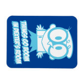 Magnet Flexible Les choses bougent dans la chambre de Dexter (Horizontal)