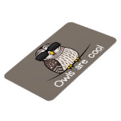 Magnet Flexible Les chouettes sont cool (Côté Gauche)