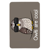 Magnet Flexible Les chouettes sont cool (Vertical)