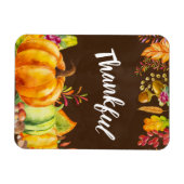 Magnet Flexible Les Citrouilles de récolte et les feuilles d'autom (Horizontal)