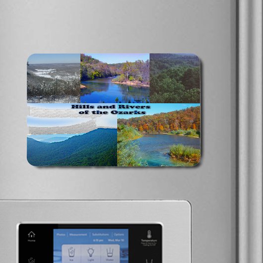 Magnet Flexible Les collines et les rivières des Ozarks