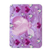 Magnet Flexible Les colombes et les coeurs (Vertical)