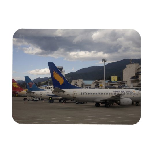 Magnet Flexible Les compagnies aériennes chinoises font la queue d (Horizontal)