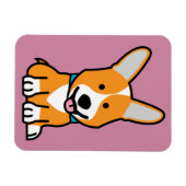 Magnet Flexible Les Corgis de corgi poursuivent le Pembroke (Horizontal)