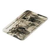 Magnet Flexible Les coups continueront jusqu'à ce que le moral s'a (Côté Gauche)