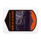 Magnet Flexible Les Cratères Du Monument National De La Lune (Horizontal)