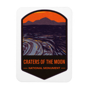 Magnet Flexible Les Cratères Du Monument National De La Lune