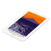 Magnet Flexible Les cratères du Monument National de la Lune Idaho (Côté Gauche)