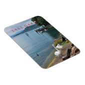 Magnet Flexible Les cygnes du lac de Garde regardent l'aimant frig (Côté Droit)