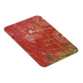 Magnet Flexible Les Dandelions prennent du vent contre le ciel ros (Côté Droit)