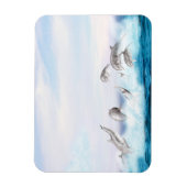 Magnet Flexible Les dauphins qui sautent (Vertical)
