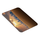 Magnet Flexible Les déserts | Vue Skyline de Dubaï depuis la dune  (Côté Droit)