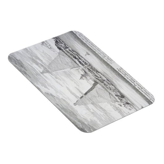 Magnet Flexible Les Deux Pyramides de Moeris (Côté Droit)