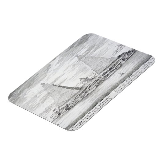 Magnet Flexible Les Deux Pyramides de Moeris (Côté Gauche)