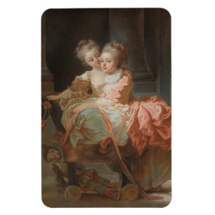 Magnet Flexible Les deux soeurs - Jean-Honoré Fragonard