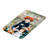 Magnet Flexible Les Deux Soeurs, Sur La Terrasse Auguste Renoir    (Côté Gauche)