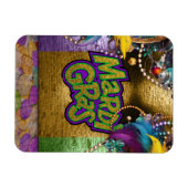 Magnet Flexible Les doubloons graphiques sur le thème Mardi Gras d (Horizontal)