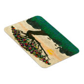 Magnet Flexible Les éléphants sur les plans de l'Afrique (Côté Droit)