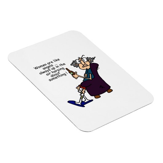 Magnet Flexible Les Femmes Sont Comme Des Anges (Côté Droit)