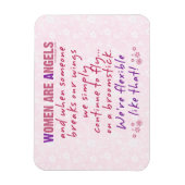 Magnet Flexible Les femmes sont des anges (Vertical)
