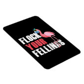 Magnet Flexible Les femmes volent vos sentiments Flamant rose amus (Côté Droit)