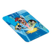 Magnet Flexible Les Filles Powerpuff Se Lancent Dans L'Air (Côté Droit)