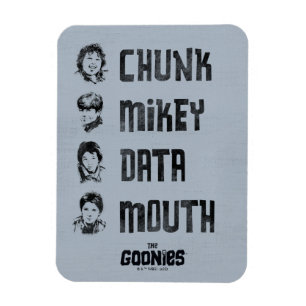 Magnet Flexible Les Goonies   Couche, Mikey, Données, Bouche