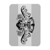 Magnet Flexible Les Goonies "Never Say Die" Pirate Ancre Badge (Vertical)